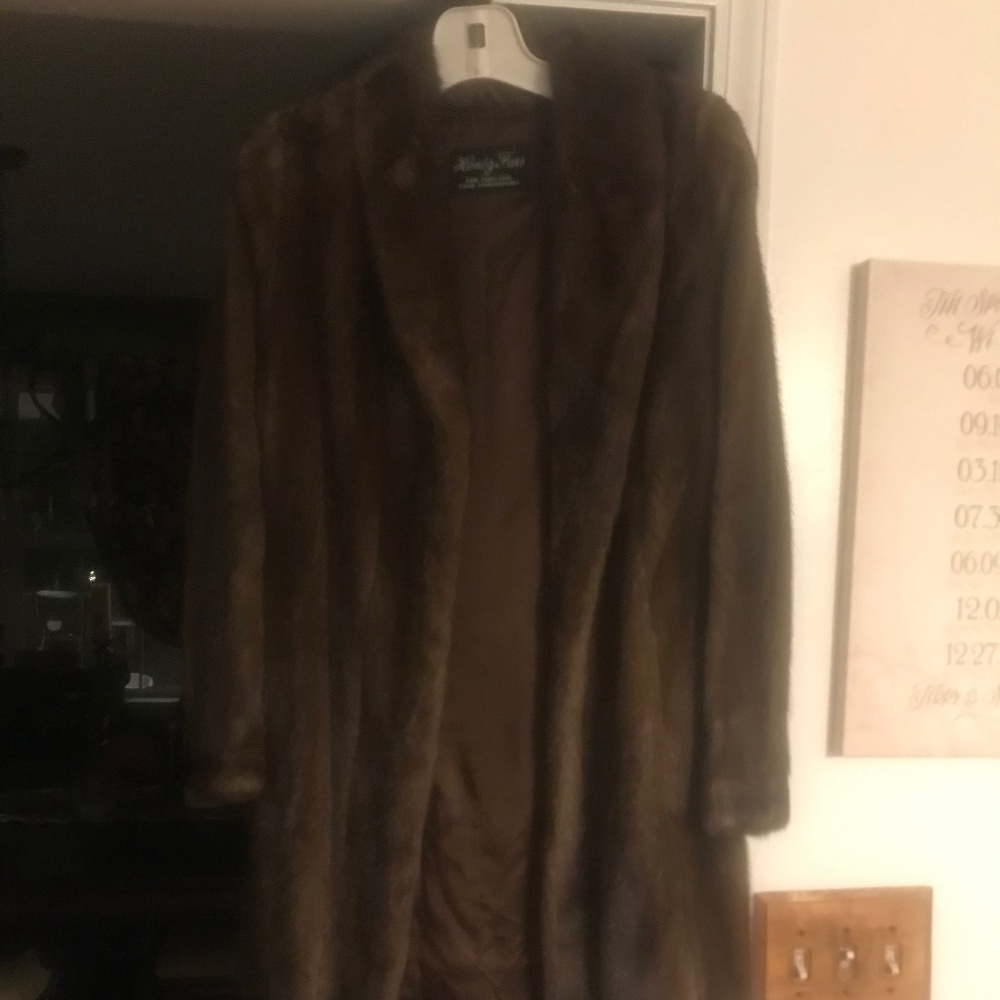 Female mink coat